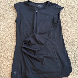 Athleta Black Sleeveless Pacifica Muscle Tee